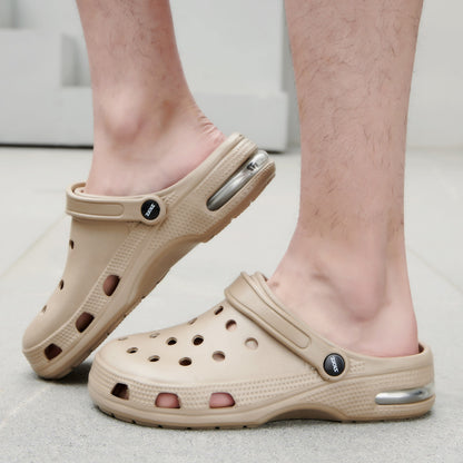 Claquettes à coussin d'air grande taille pour hommes été 2022