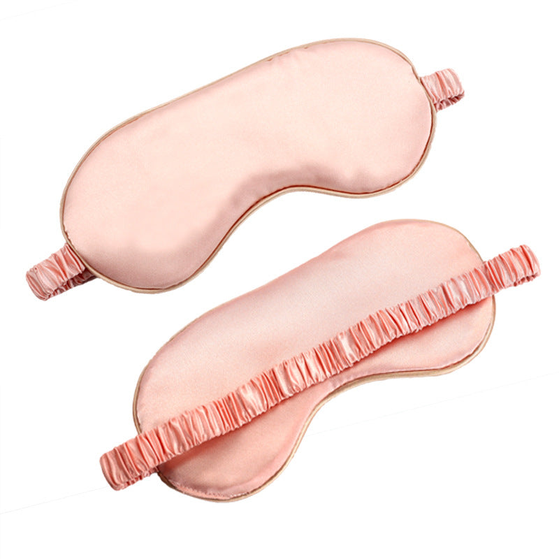 Silk Eye Mask Set with Double Layered Pouch for Sleep
