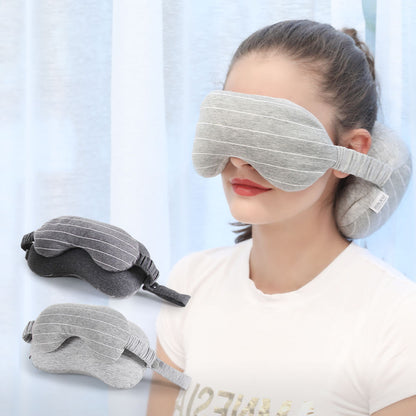 Nackenkissen, Reisekissen mit Schlafmaske