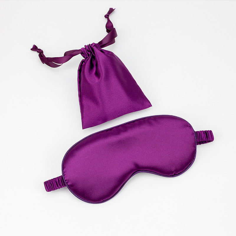 Silk Eye Mask Set with Double Layered Pouch for Sleep