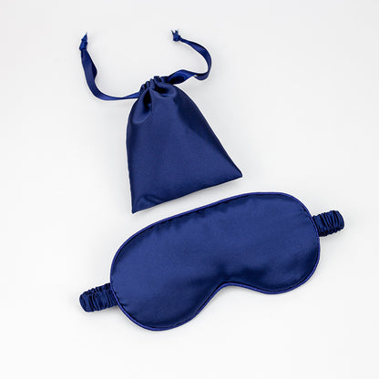 Silk Eye Mask Set with Double Layered Pouch for Sleep