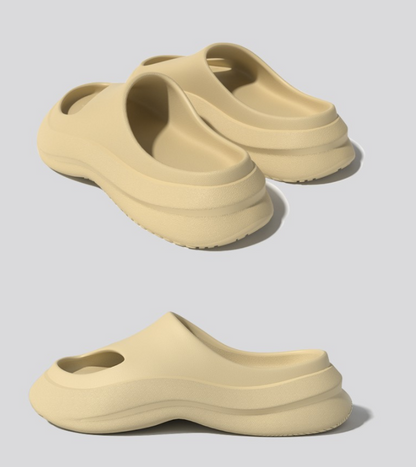 Women’s Thick Sole Home Slippers – Comfortable Slip-On Slides UK