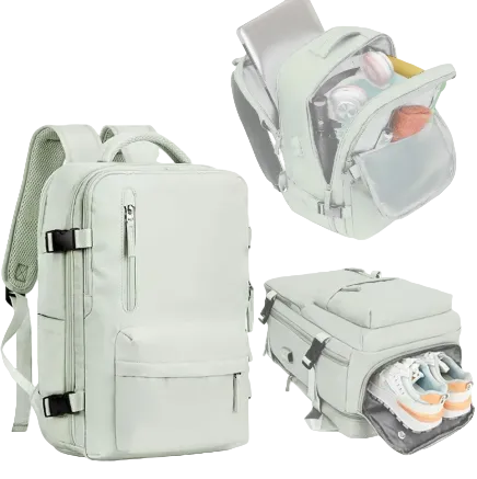 Oversized Travel Backpack with Multi-Compartment Storage