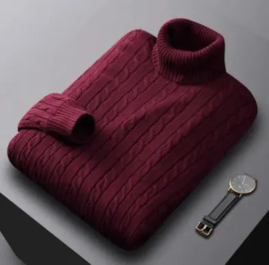 Thermal Thread Turtleneck Sweater – Cozy & Stylish Autumn/Winter Knit