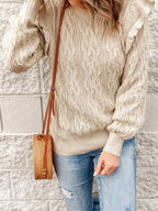 Thickened Solid Color Loose Women’s Sweater – Cozy & Stylish All-Season Wear