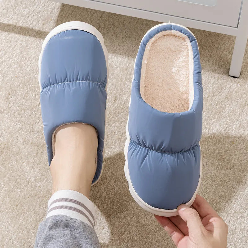 Winter Indoor Soft Cotton Slippers | Unisex Warm Home Comfort