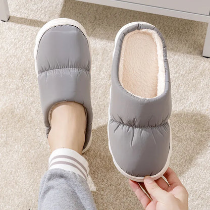 Winter Indoor Soft Cotton Slippers | Unisex Warm Home Comfort
