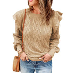 Thickened Solid Color Loose Women’s Sweater – Cozy & Stylish All-Season Wear