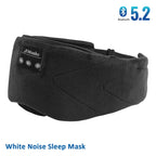 Bluetooth White Noise Sleep Eye Mask – 20 Sounds, Music & 100% Light Blocking