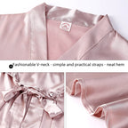 Women's Silk Satin Robe - Stylish Homewear and Loungewear