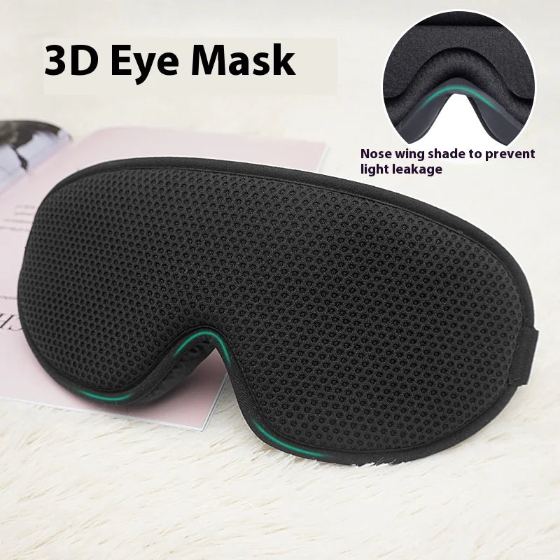 3D Shading Eye Mask – Memory Foam Sleep Mask for Travel & Home