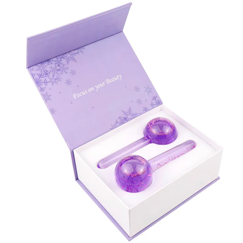 Crystal Energy Beauty Ice Wave Ball – Facial Cold Therapy & Massage Tool