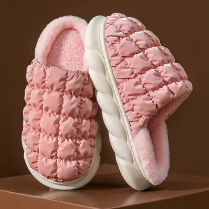 Unisex Warm Cotton Slippers | Soft Indoor Winter Wear
