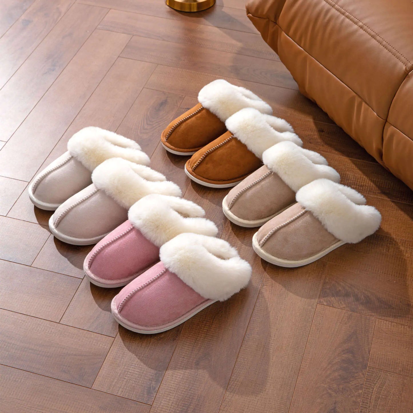 Thick Plush Indoor Slippers | Soft Winter Comfort Footwear