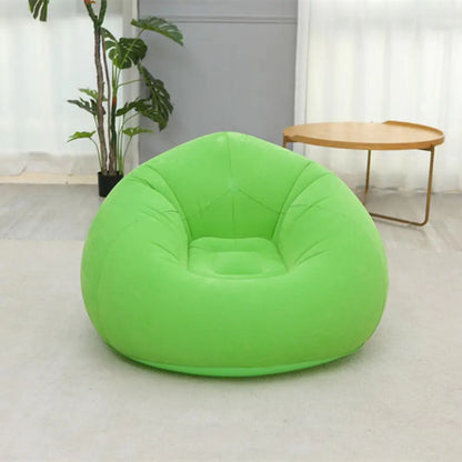 Green sofa bed for garden