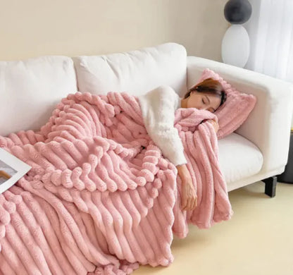 Soft Bubble Velvet Blanket | Soft All-Season Home Comfort