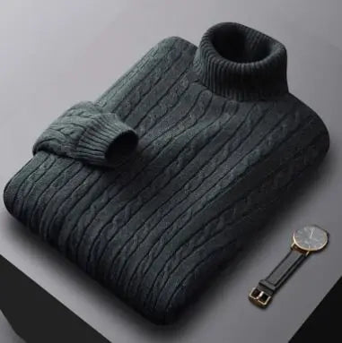 Thermal Thread Turtleneck Sweater | Soft Knit Winter Comfort