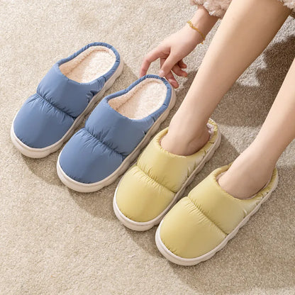 Winter Indoor Soft Cotton Slippers | Unisex Warm Home Comfort
