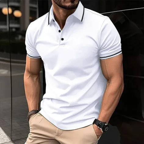 Men’s Sports Casual Lapel Polo Shirt