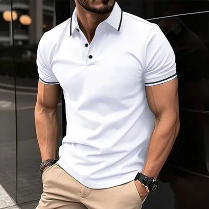 Men’s Sports Casual Lapel Polo Shirt