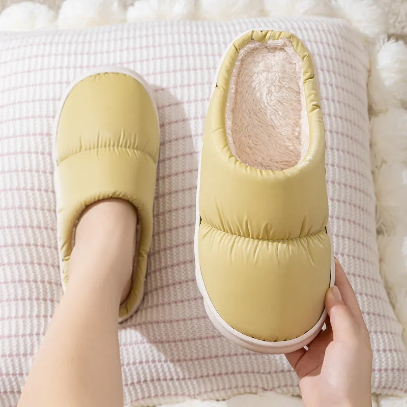 Winter Indoor Soft Cotton Slippers | Unisex Warm Home Comfort