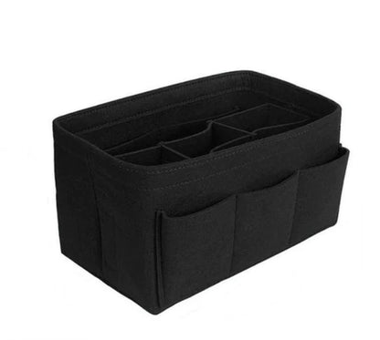 Large-Capacity Makeup Organizer | Elegant Felt Storage Bag