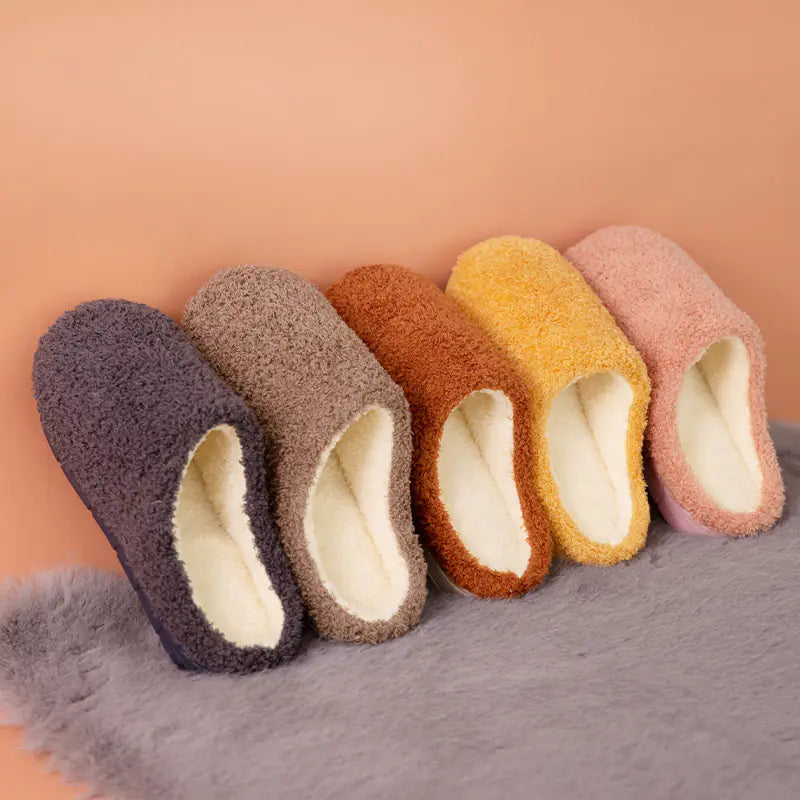 Thick-Sole Indoor Soft Slippers | Unisex Plush Winter Comfort