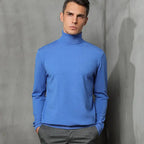 Men's Solid Color Slim Fit Turtleneck Sweater