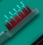 2-in-1 Hair Straightener & Curler – Dual Styling Tool with LED Display