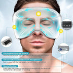 Bluetooth White Noise Sleep Eye Mask – 20 Sounds, Music & 100% Light Blocking