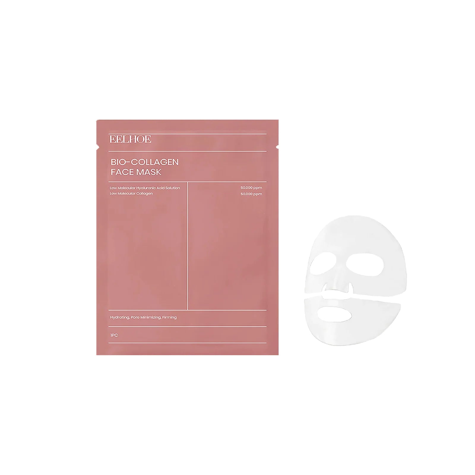 Collagen Facial Mask – Hydrating Gel Mask with Hyaluronic Acid & Aloe Extract