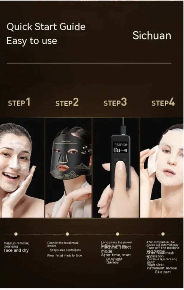 Infrared LED Phototherapy Mask – Skin Rejuvenation Light Therapy