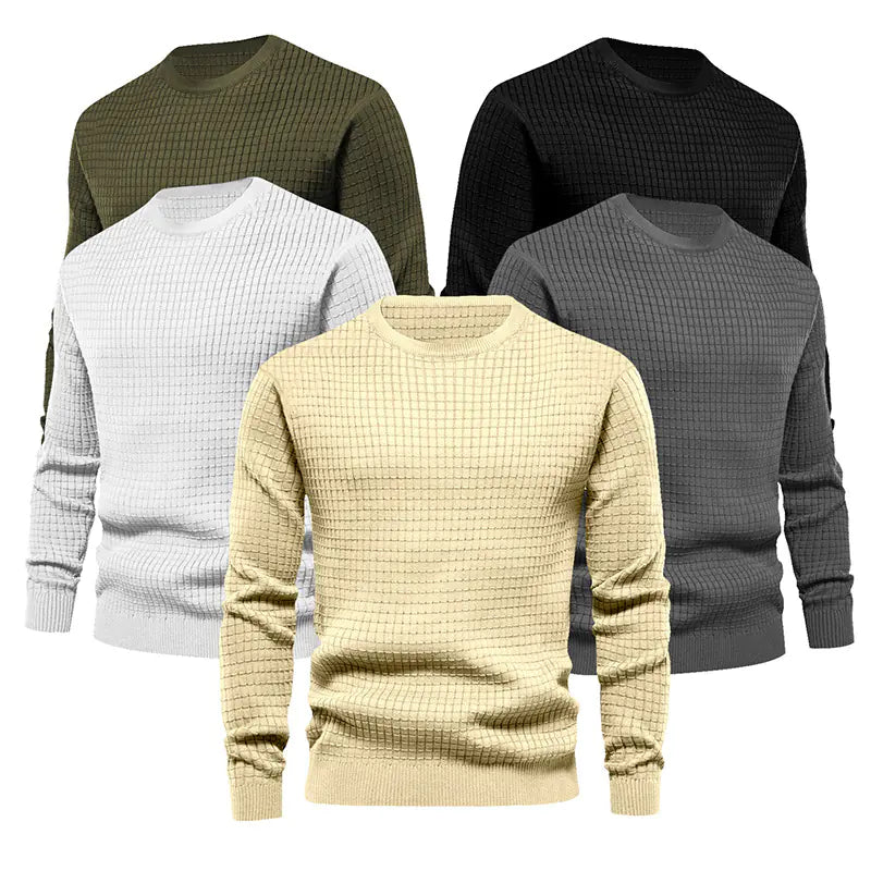Men's Autumn Winter Knit Sweater with Casual Fit