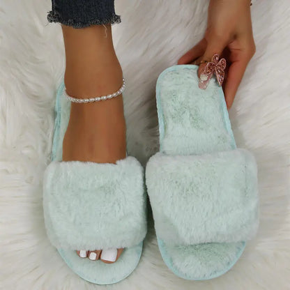 Women’s Plush Winter Slippers | Soft Indoor Wear