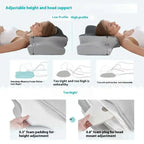 Memory Foam Cervical Support Pillow – Ergonomic Neck & Spine Alignment