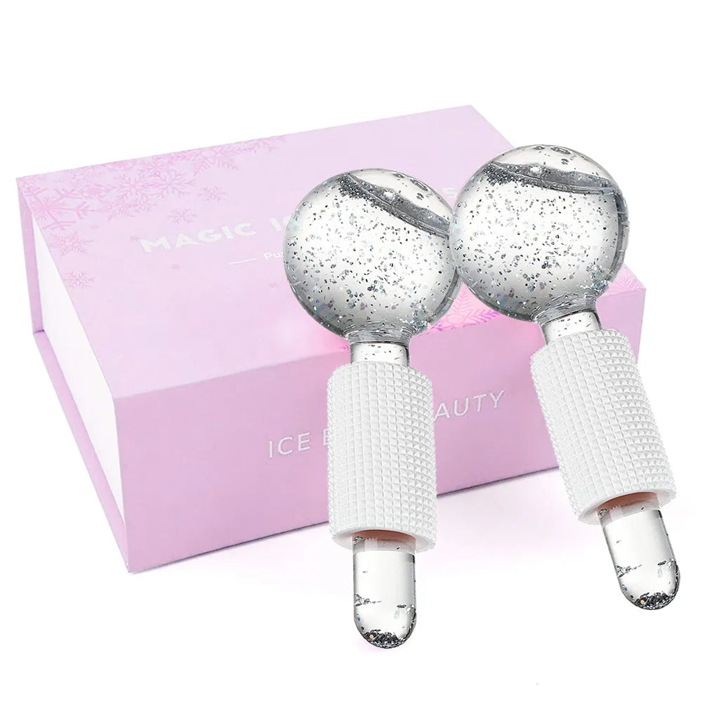 Crystal Energy Beauty Ice Wave Ball – Facial Cold Therapy & Massage Tool