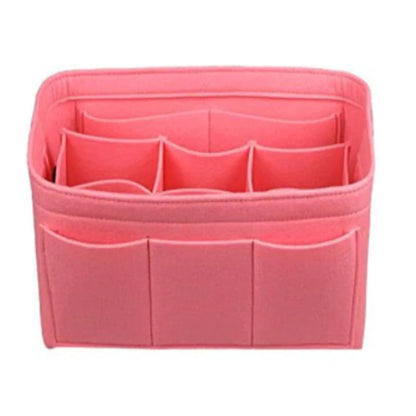 Large-Capacity Makeup Organizer | Elegant Felt Storage Bag