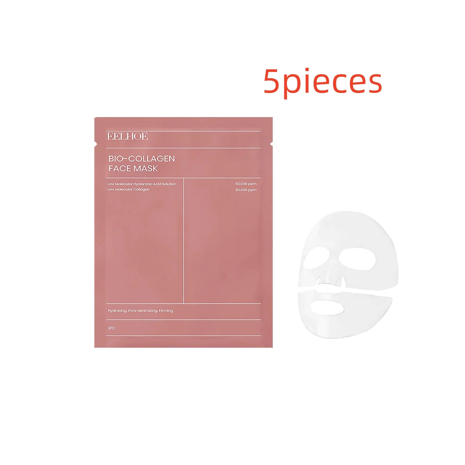 Collagen Facial Mask – Hydrating Gel Mask with Hyaluronic Acid & Aloe Extract