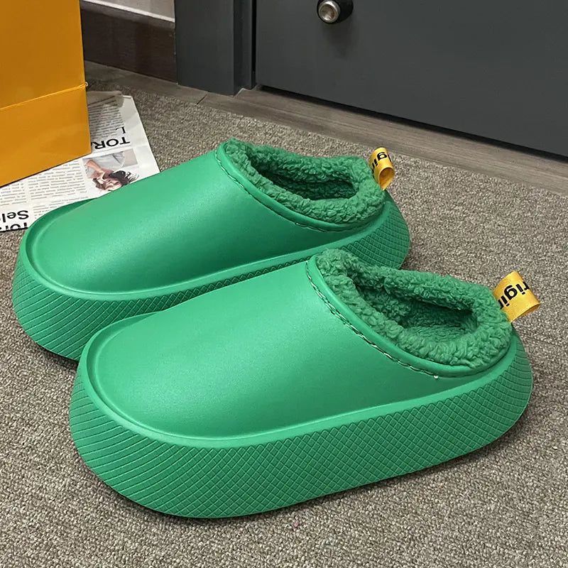 Cotton Indoor–Outdoor Slippers for Women | Lightweight Winter Wear