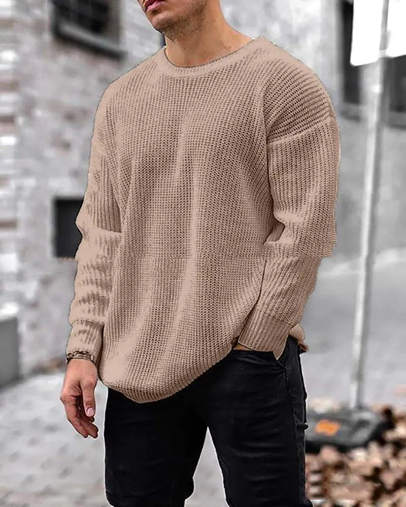Men's Autumn Winter Fashion Knit Sweater Top