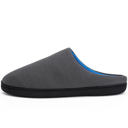 Cotton Indoor Slippers for Men | Simple Soft Winter Comfort
