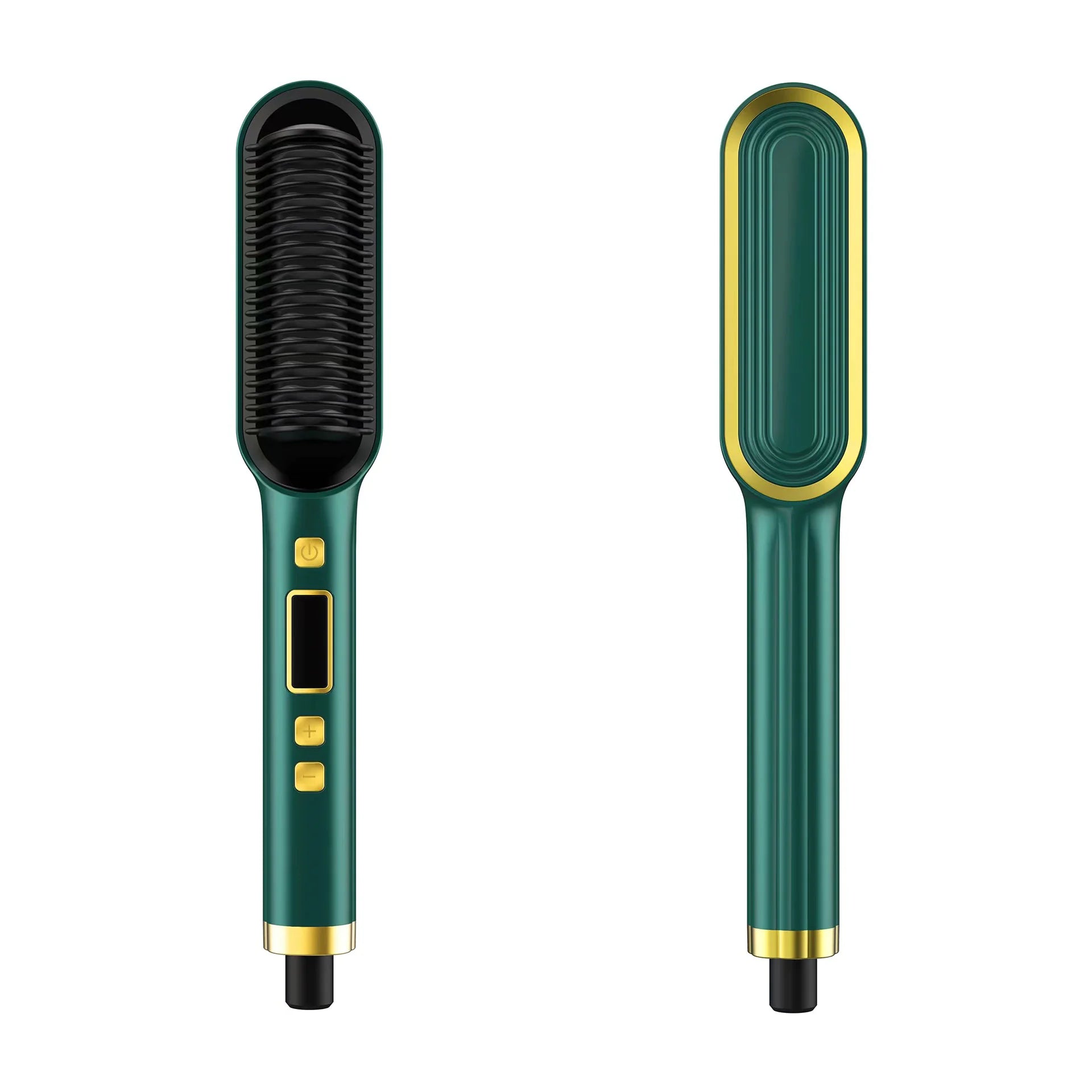 2-in-1 Hair Straightener & Curler – Dual Styling Tool with LED Display