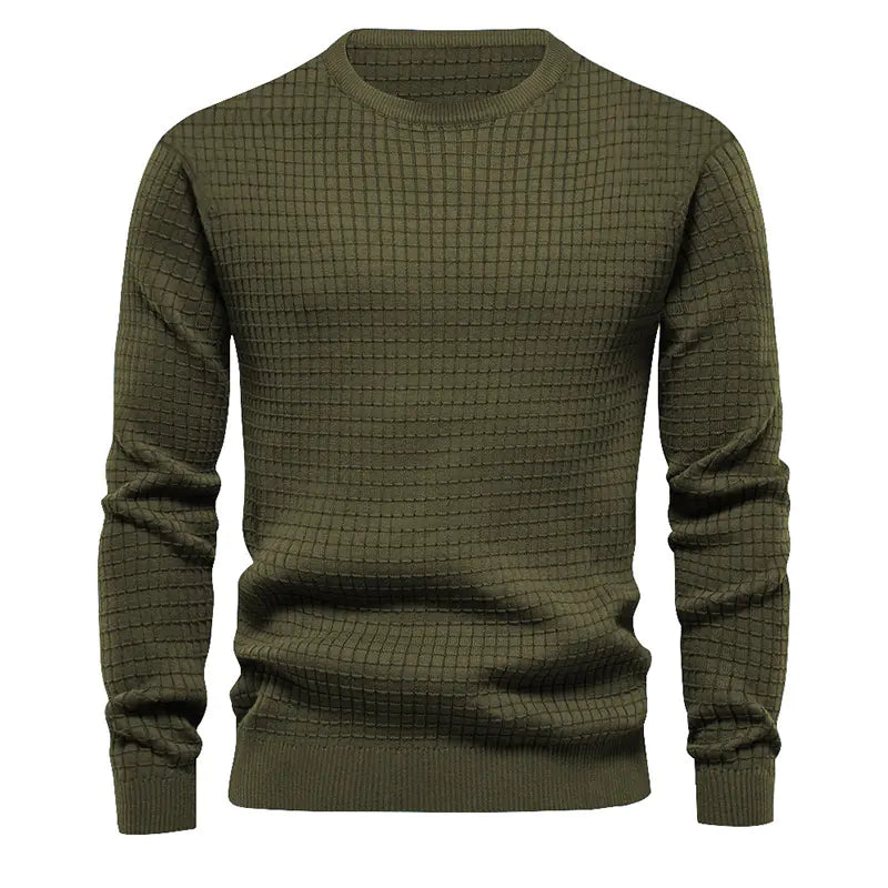 Men's Autumn Winter Knit Sweater with Casual Fit