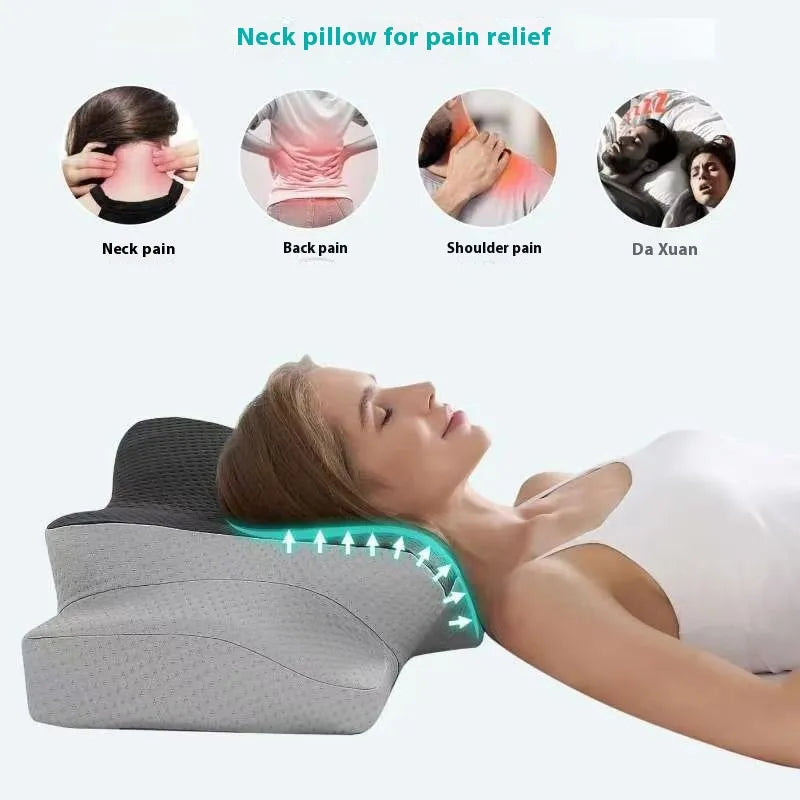 Memory Foam Cervical Support Pillow – Ergonomic Neck & Spine Alignment