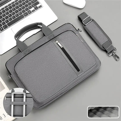 Shockproof Laptop Shoulder Tote Bag | Protective 13.3–15.6 Inch Laptop Case