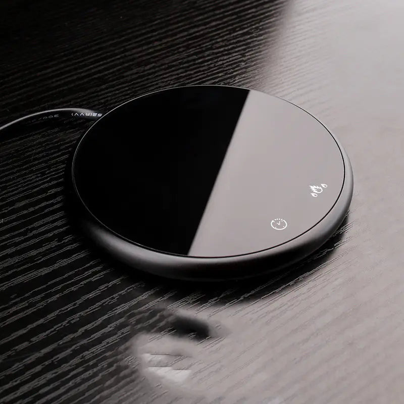 Adjustable Heated Coaster – Retro Style Intelligent Digital Display