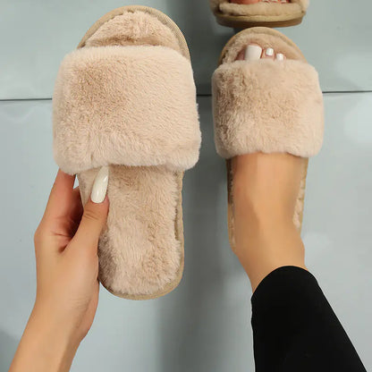 Women’s Plush Winter Slippers | Soft Indoor Wear