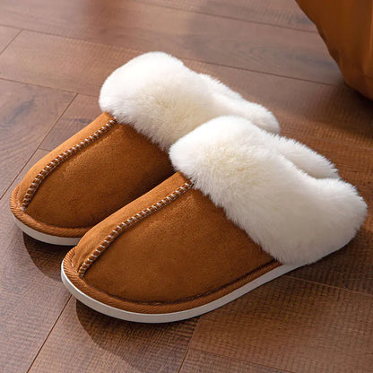 Thick Plush Indoor Slippers | Soft Winter Comfort Footwear