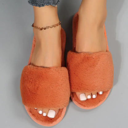 Women’s Plush Winter Slippers | Soft Indoor Wear